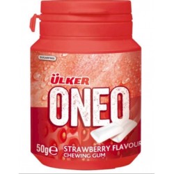 Ulker Oneo Strawberry Chewing Gum Sugar Free 50g