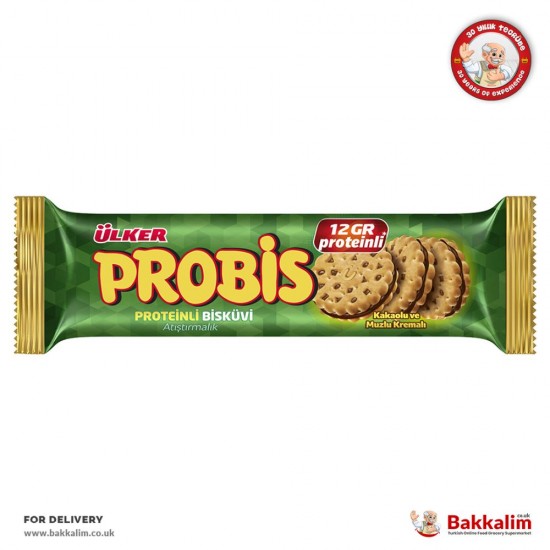 Ulker Probis 75 Gr Cacao And Banana Cream With Protein Sandwich Biscuits - 8690504961482 - BAKKALIM UK
