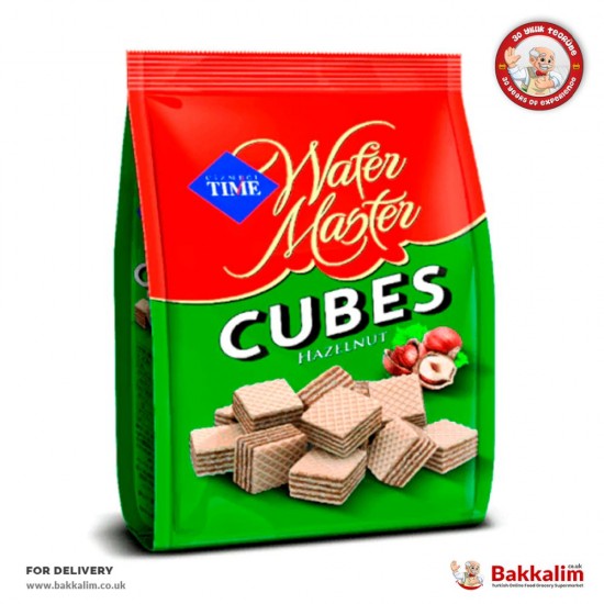 Wafer Master 250 G Bites Hazelnut With Crispy Cubes Wafers - 8691066555935 - BAKKALIM UK