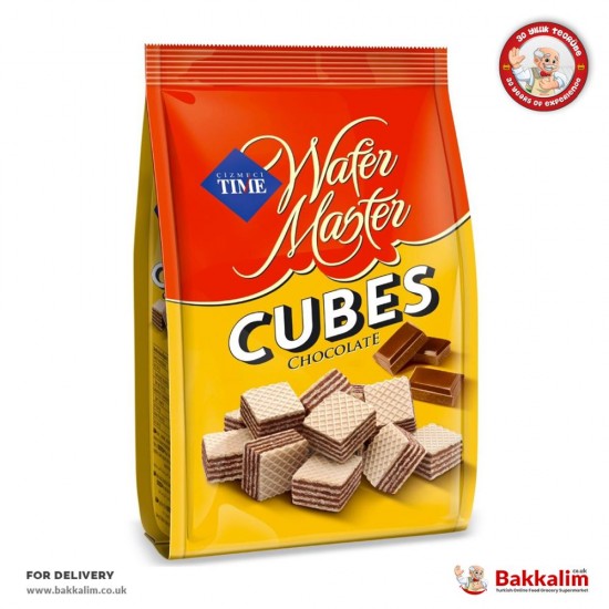 Wafer Master 250 Gr Chocolate With Cubes Wafers - 8691066554037 - BAKKALIM UK