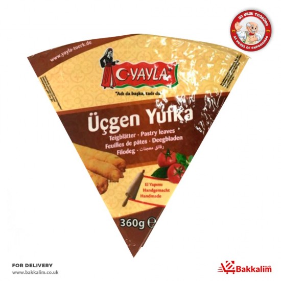 Yayla 360 Gr Triangle Phyllo Pastry - 4027394010411 - BAKKALIM UK