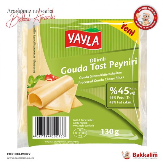 Yayla Tost Peyniri 130 Gr