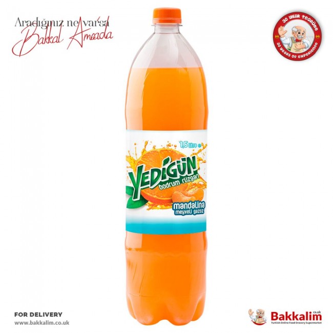 Yedigun 1500 Ml Tangerine Fruit Soda