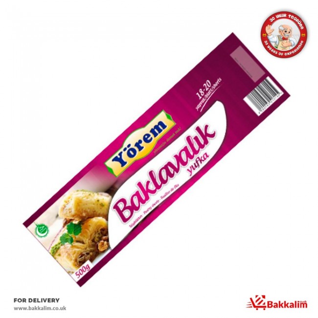 Yorem 480 Gr Baklava Phyllo Pastry Yorem 480 Gr Baklava Phyllo Pastry