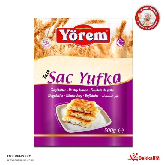 Yorem 500 Gr Pastry Leaves - 4260193515392 - BAKKALIM UK