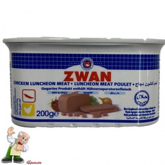 Zwan Chicken Luncheon Meat 200g - 8714555001659 - BAKKALIM UK