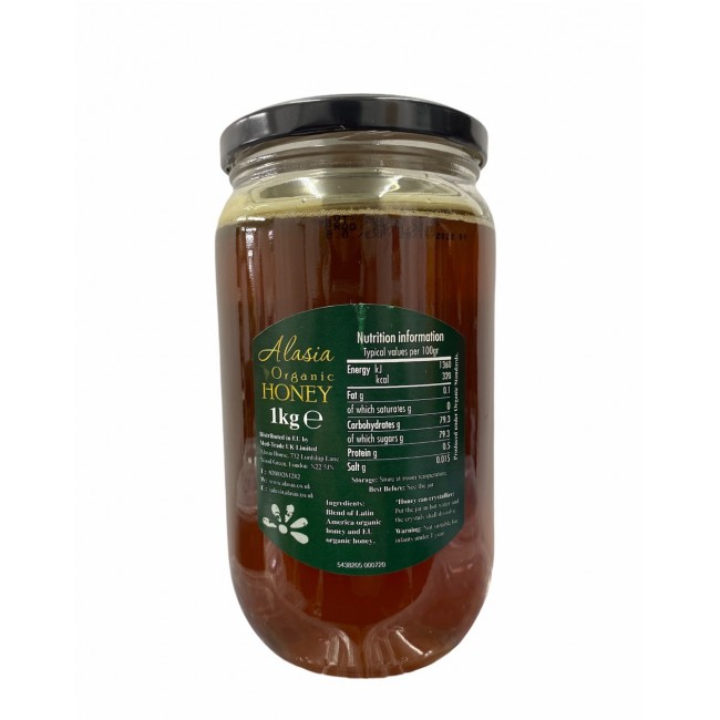 Alasia 1000 Gr Organic Honey