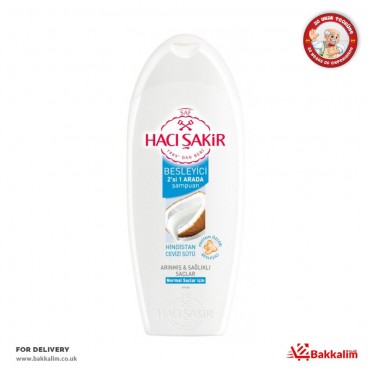  Hacı Şakir 500 Ml Coconut Milk 2 In 1 Shampoo For Normal Hair