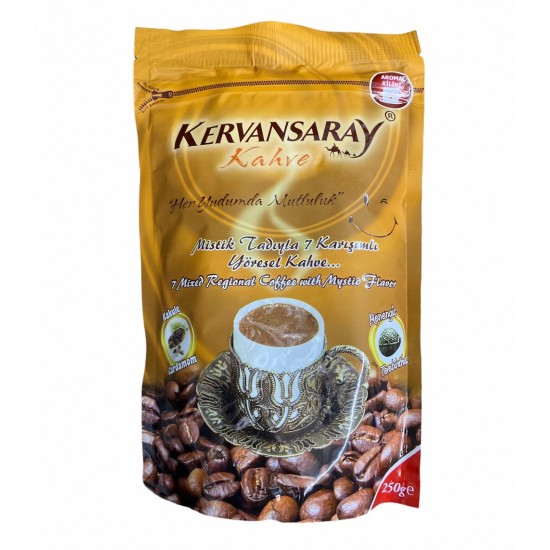 Kervansaray 7 Mixed Regional Coffee With Cardamom And Terebinth Flavoured 250g - 8681499180026 - BAKKALIM UK